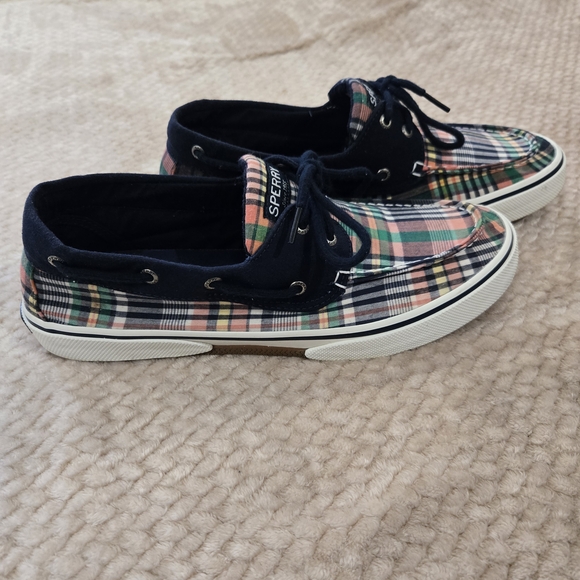 Sperry  Plaid Boat Shoes Men’s 11.5 Memory Foam Casual Preppy Coastal main image 6